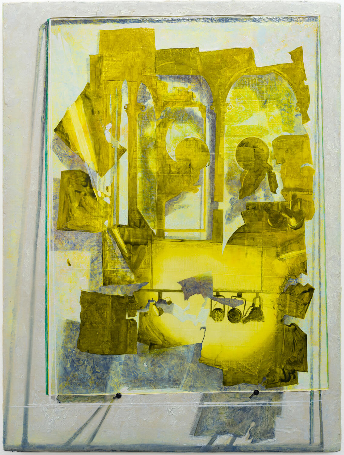 After Fra Angelico, 2024, Oil paint on canvas, 14 x 11&quot;