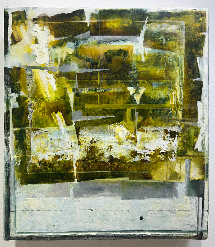 After Rothko II, 2025, Oil on canvas, 10 1/8 x 9 7/16 inches