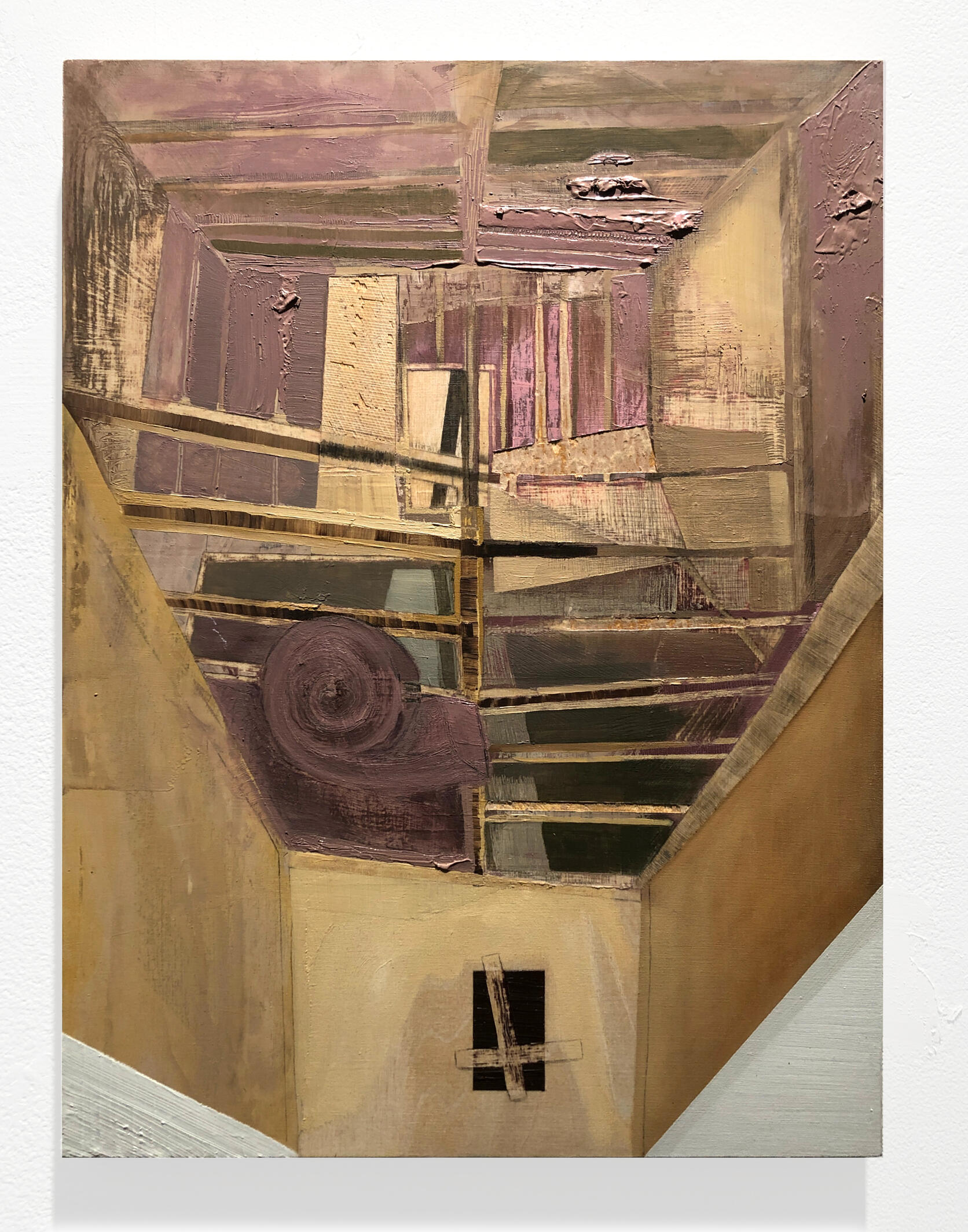 Insulation, 2022. Oil paint on panel. 14 x 11".